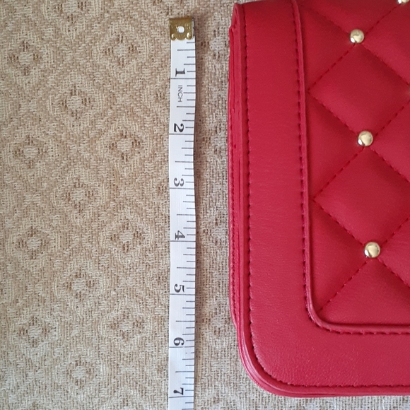 Rare Red and Gold Badgley Mischka Handbag (1) - Picture 10 of 12